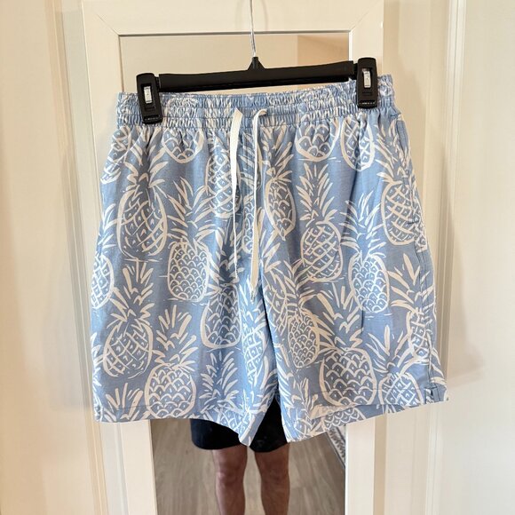 Chubbies Men's Swim Shorts Size Medium Color Blue White - Picture 2 of 4